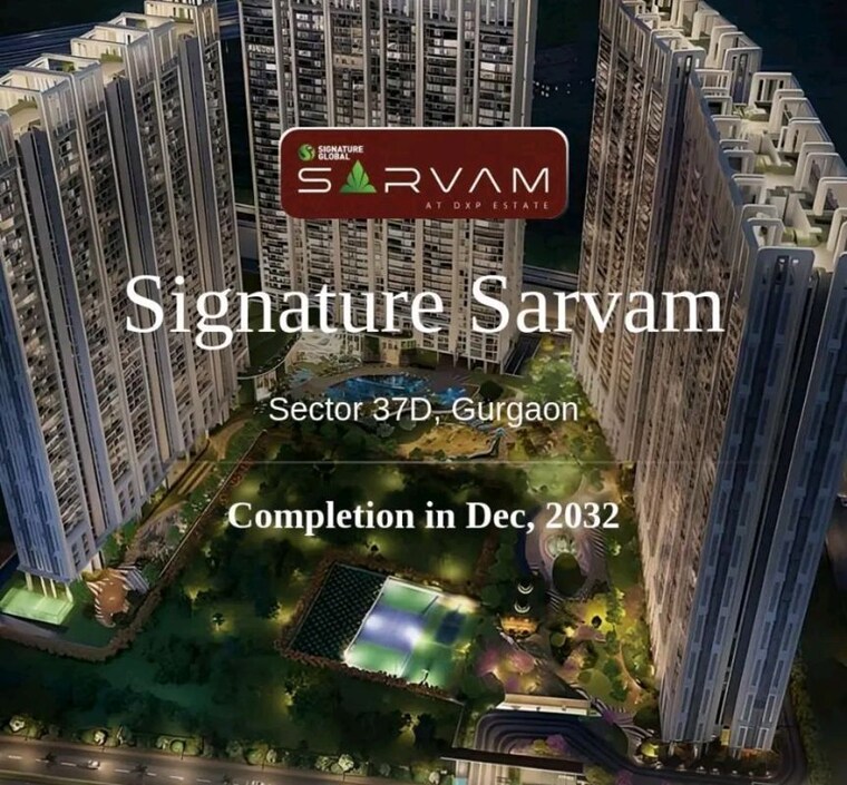 Exterior View, signature-global-daxin-vistas 3 Bedroom 1850 Sq.Ft. Builder Floor In Bhondsi Gurgaon 10541653