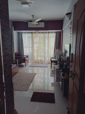 Bathroom in 3 BHK Apartment at Mita CHS, Kharghar – for Rent