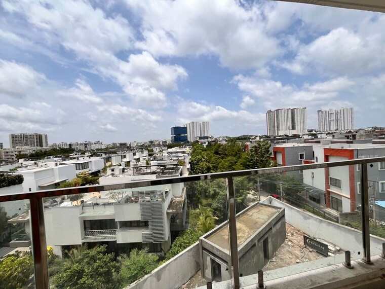 Balcony, greenspace-celestial 3 Bedroom 2330 Sq.Ft. Apartment In Kokapet Hyderabad 10541700