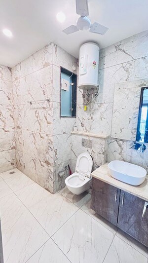 Bathroom in 2 BHK Builder Floor at Kohli One Malibu Town Plot, Sector 47 – for Rent