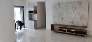 Kitchen in 2.5 BHK Apartment at Aparna Sarovar Zenith, Nallagandla – for Rent