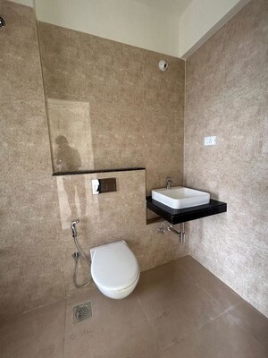 Bathroom in 3 BHK Apartment at Sheth Avante, Kanjurmarg West – for Rent