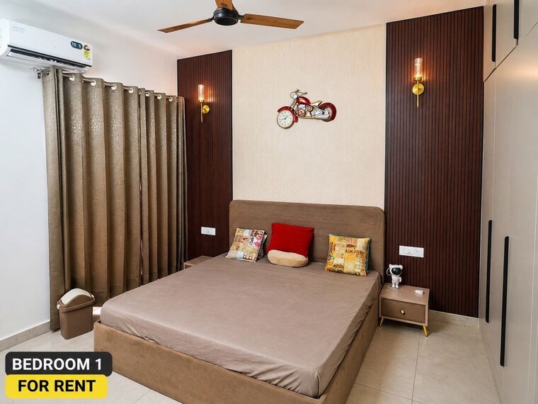 Bedroom, malwa-escon-primera 2 Bedroom 1335 Sq.Ft. Apartment In International Airport Road Zirakpur 10541792