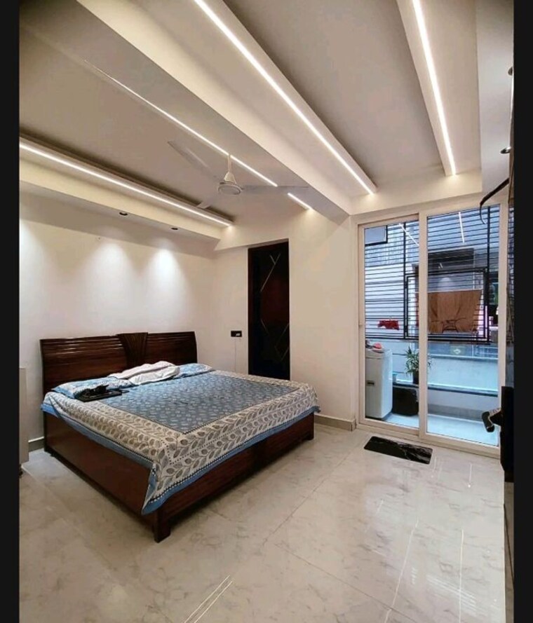 Bedroom, risland-sky-mansion 3 Bedroom 60 Sq.Yd. Apartment In Chattarpur Delhi 10541831