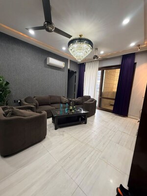 Living Room in 3 BHK Builder Floor at Sushant Lok 2, Sector 57 – for Rent