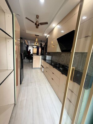 Kitchen in 3 BHK Builder Floor at Sushant Lok 2, Sector 57 – for Rent