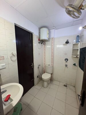 Bathroom in 3 BHK Apartment at V3S Indralok, Indrapuram – for Rent