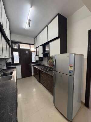 Kitchen in 3 BHK Apartment at V3S Indralok, Indrapuram – for Rent