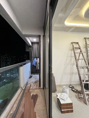 Balcony in 1 BHK Apartment at Damji Shamji Mahavir Spring Tulip Phase 1, Pokhran Road No Two – for Rent