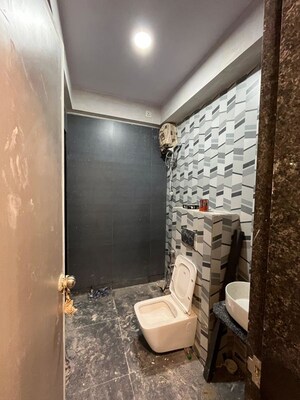 Bathroom in 1 BHK Apartment at Damji Shamji Mahavir Spring Tulip Phase 1, Pokhran Road No Two – for Rent