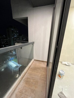 Balcony in 1 BHK Apartment at Damji Shamji Mahavir Spring Tulip Phase 1, Pokhran Road No Two – for Rent