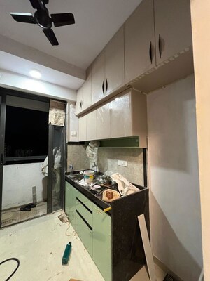 Kitchen in 1 BHK Apartment at Damji Shamji Mahavir Spring Tulip Phase 1, Pokhran Road No Two – for Rent