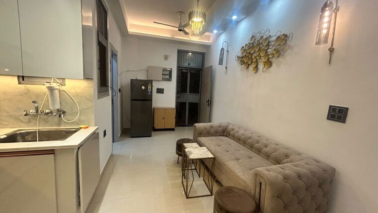 Living Room, kanha-apartments-indirapuram 2 Bedroom 950 Sq.Ft. Builder Floor In Shakti Khand 2 Ghaziabad 10541878