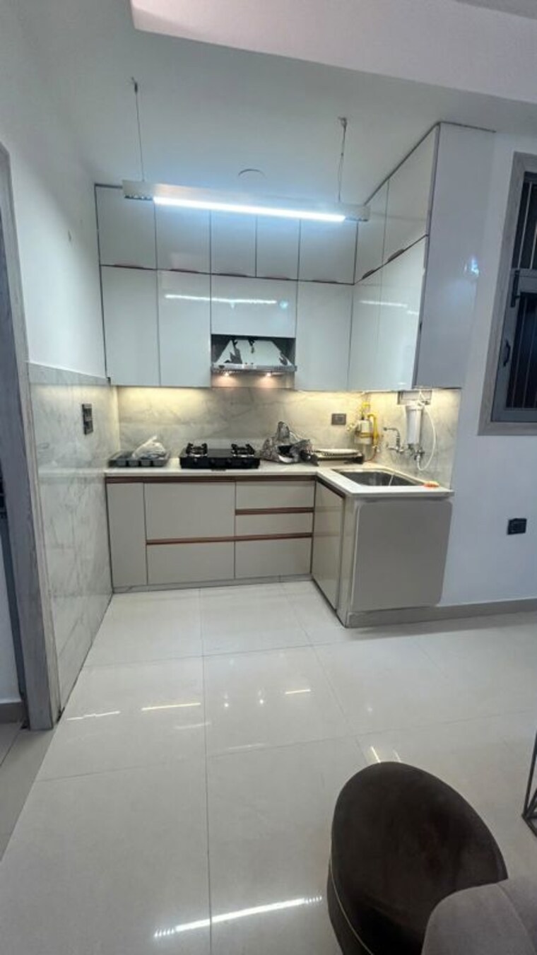 Kitchen, kanha-apartments-indirapuram 2 Bedroom 950 Sq.Ft. Builder Floor In Shakti Khand 2 Ghaziabad 10541878