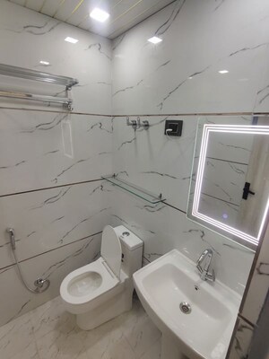 Bathroom in 2 BHK Builder Floor at Kanha Apartments Indirapuram, Shakti Khand 2 – for Rent