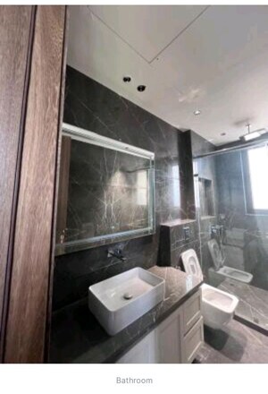 Bathroom in 4 BHK Villa at Chattarpur – for Rent