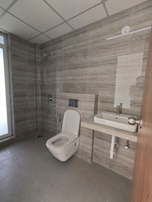 Bathroom in 2 BHK Apartment at Marathon Monte South, Byculla West – for Rent