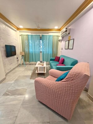 Living Room in 1 BHK Apartment at Bandra West – for Sale