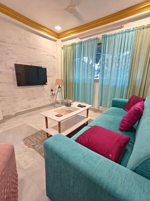 Living Room in 1 BHK Apartment at Bandra West – for Sale