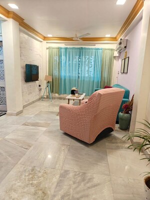 Living Room in 1 BHK Apartment at Bandra West – for Sale