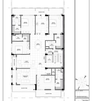 Floor Plan in 4 BHK Builder Floor at Mansa Devi – for Sale