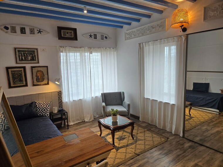 Living Room, paranjape-schemes-yuthika 3 Bedroom 1650 Sq.Ft. Apartment In Baner Pune 10541964