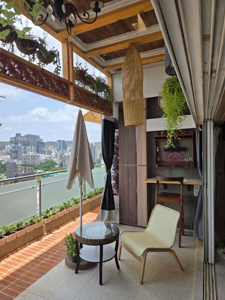 Balcony, paranjape-schemes-yuthika 3 Bedroom 1650 Sq.Ft. Apartment In Baner Pune 10541964