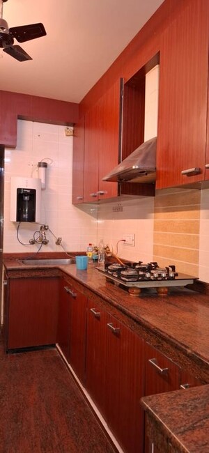 Kitchen in 3 BHK Builder Floor at Greater Kailash Part 3 – for Rent