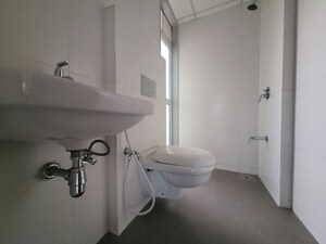 Bathroom in 1.5 BHK Apartment at Godrej Emerald, Ghodbunder Road – for Rent