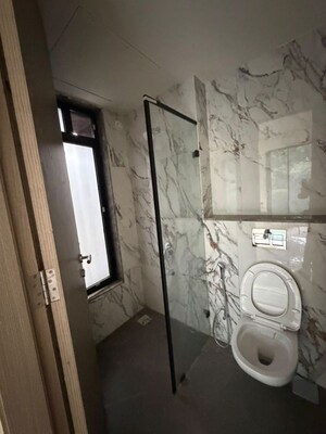 Bathroom in 3 BHK Apartment at Santacruz West – for Rent