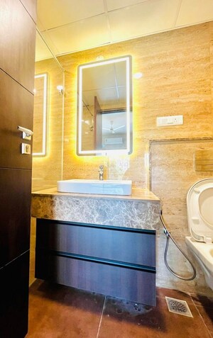Bathroom in 3 BHK Apartment at Century Renata, Richmond Town – for Rent