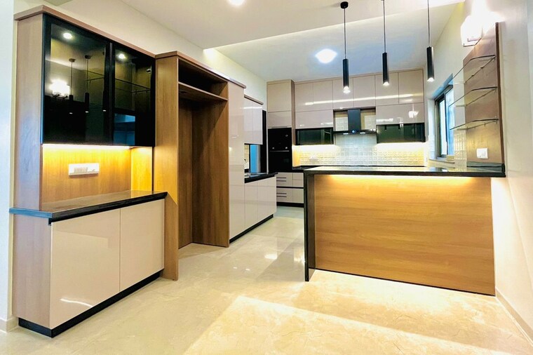 Kitchen, century-renata 3 Bedroom 2300 Sq.Ft. Apartment In Richmond Town Bangalore 10542097