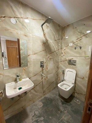 Bathroom in 2 BHK Builder Floor at Saket – for Rent