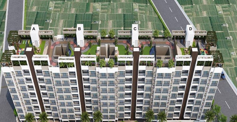 Exterior View, soham-raman-stellar 2 Bedroom 780 Sq.Ft. Apartment In Tathawade Pune 10542119