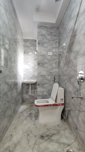 Bathroom in 1 BHK Builder Floor at Saket – for Rent