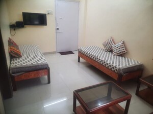 Kitchen in 1.5 BHK Apartment at Luv Kush Tower, Chembur – for Rent