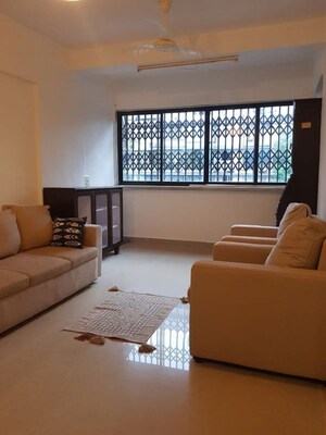 Living Room in 2 BHK Apartment at Bandra West – for Rent