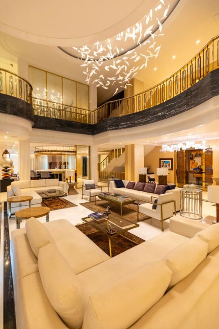 Living Room, indiabulls-blu 4 Bedroom 11000 Sq.Ft. Apartment In Worli Mumbai 10542361