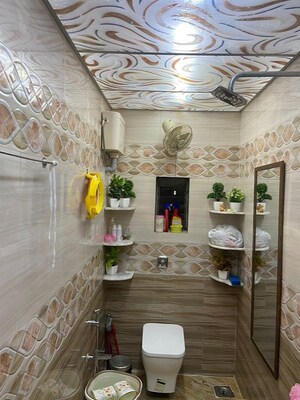 Bathroom in 3 BHK Apartment at Bandra West – for Rent