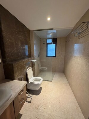 Attached Bathroom in 4 BHK Apartment at Sunteck Signia Isles, Bandra Kurla Complex – for Rent