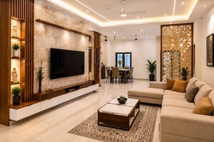 Living Room in 3 BHK Villa at Kalmandapam – for Sale