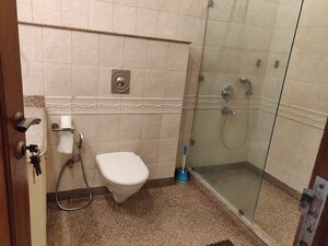 Bathroom in 3 BHK Builder Floor at Vasant Vihar – for Rent