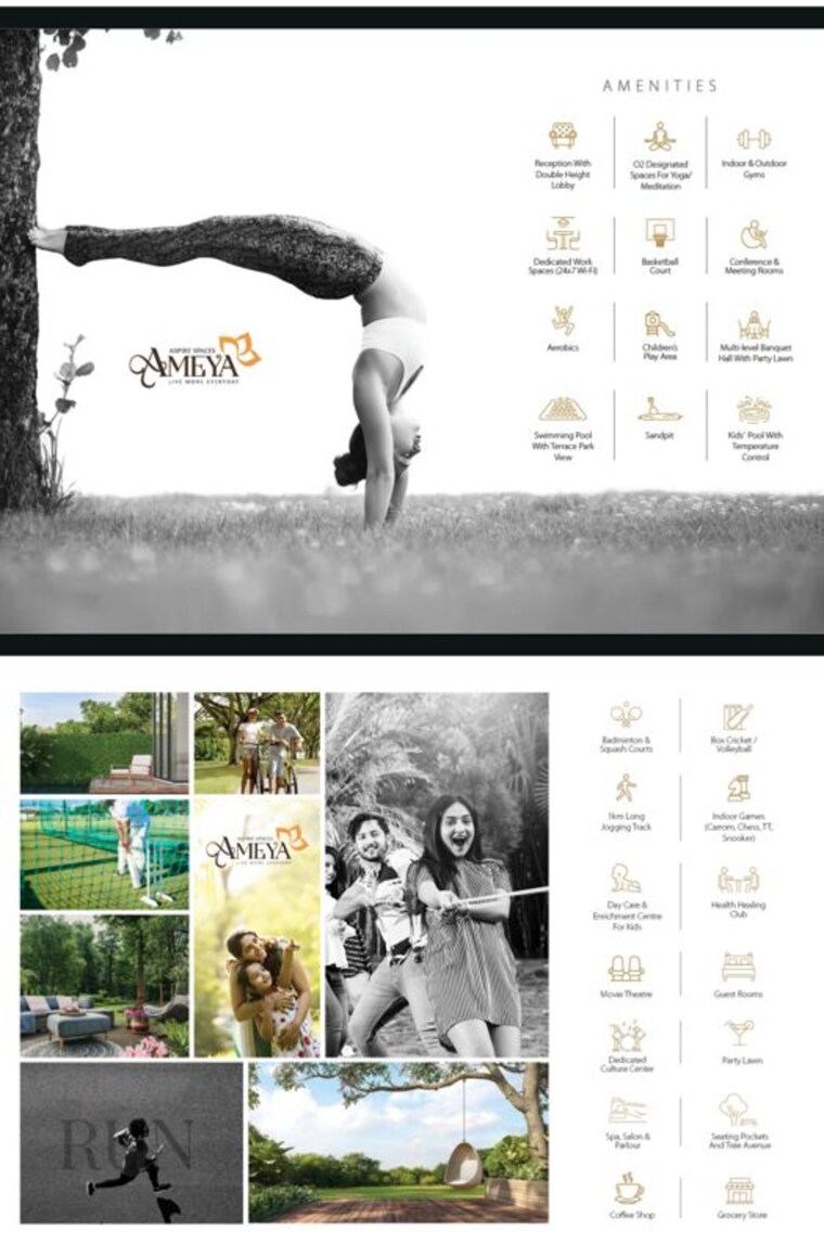 Master Plan, aspire-spaces-ameya 2 Bedroom 1330 Sq.Ft. Apartment In Miyapur Hyderabad 10484282