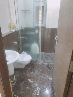 Bathroom in 2.5 BHK Apartment at DB Woods, Goregaon East – for Rent