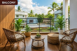Balcony in 3 BHK Villa at Kalpathy – for Sale