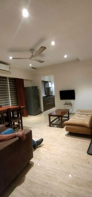 Living Room in 2 BHK Apartment at Khar West – for Rent