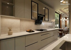 Kitchen in 3 BHK Builder Floor at BPTP Astaire Gardens, Sector 70a – for Sale