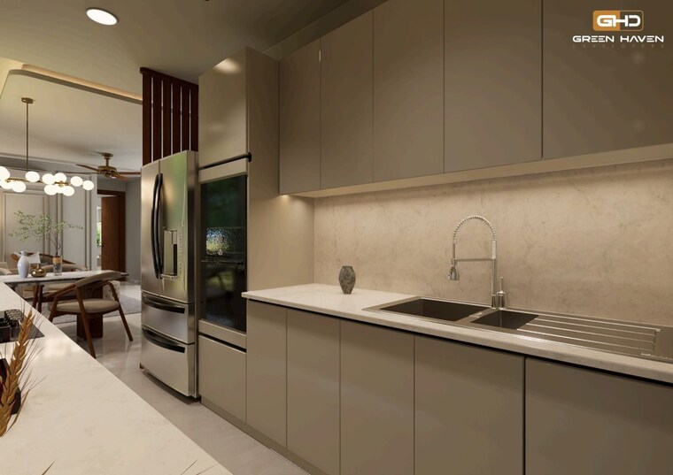 Kitchen, bptp-astaire-gardens 3 Bedroom 1530 Sq.Ft. Builder Floor In Sector 70a Gurgaon 10542567