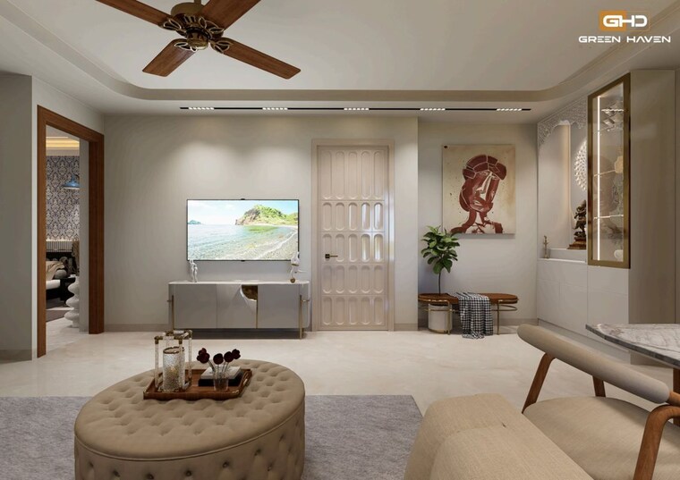 Living Room, bptp-astaire-gardens 3 Bedroom 1530 Sq.Ft. Builder Floor In Sector 70a Gurgaon 10542567
