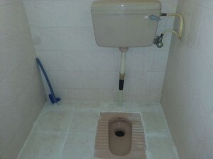 Bathroom in 1 BHK Independent House at Rt Nagar – for Rent